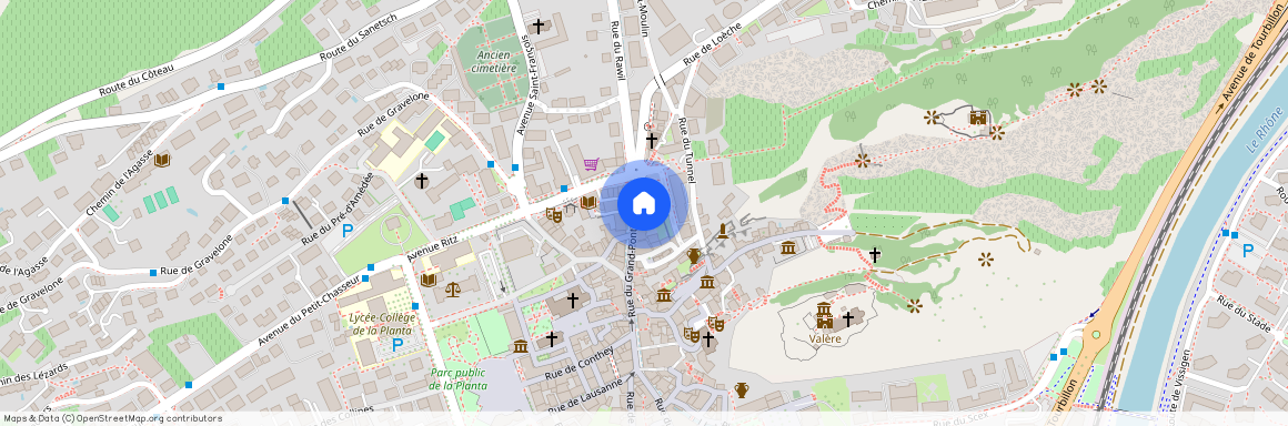 Rue du Grand-Pont 44, 1950 Sion