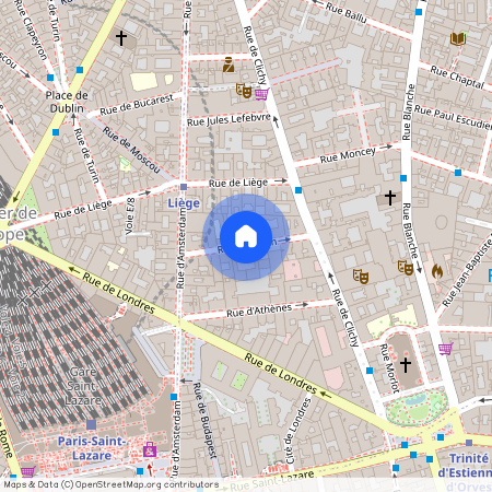 Rue de Milan, Francja, Paris