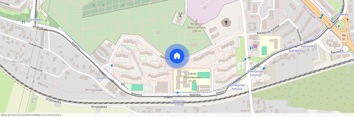 ul. Bienia, Wrzosowiak, Częstochowa, śląskie