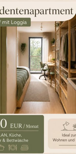 Studentenzimmer mit Küche - Photo 2