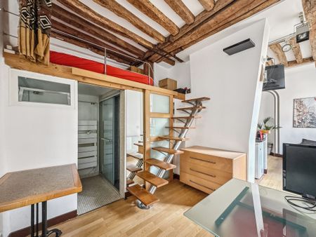 Charmant Studio Bis avec Mezzanine – Bail Civil – 14 Rue Saint-Sauveur, 75002 Paris - Photo 2