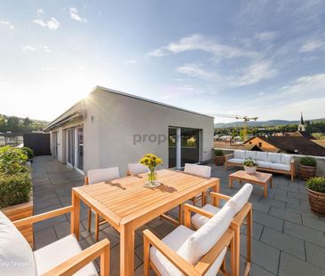 Grosszügige 3.5-Zimmer Attikawohnung mit 65m2 Dachterrasse in Laufe... - Foto 2