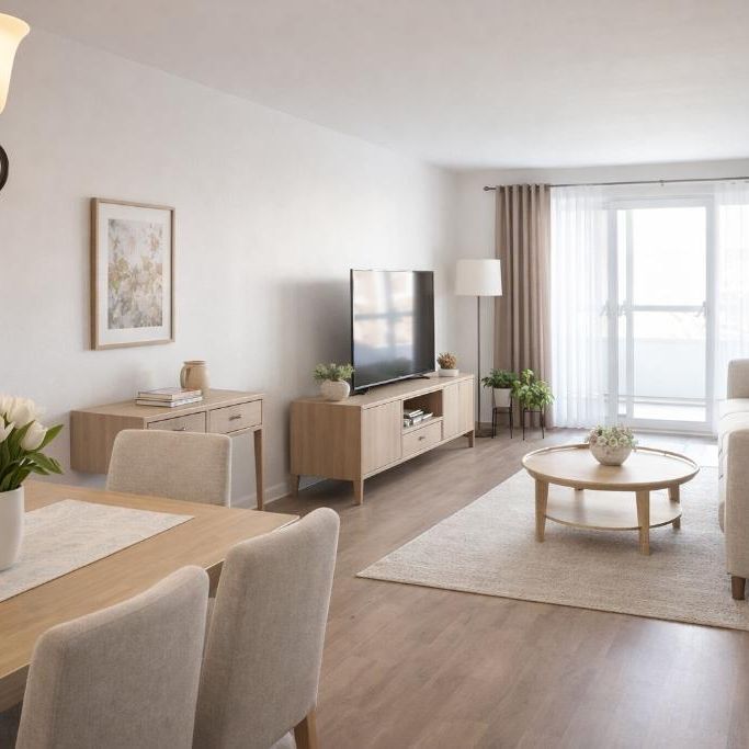 4 1/2 SITUÉ DANS UN SECTEUR PAISIBLE - ENTIÈREMENT RÉNOVÉ - 1425$/MOIS TOUT INCLUS, DISPONIBLE POUR MAI, JUIN OU JUILLET - Photo 1