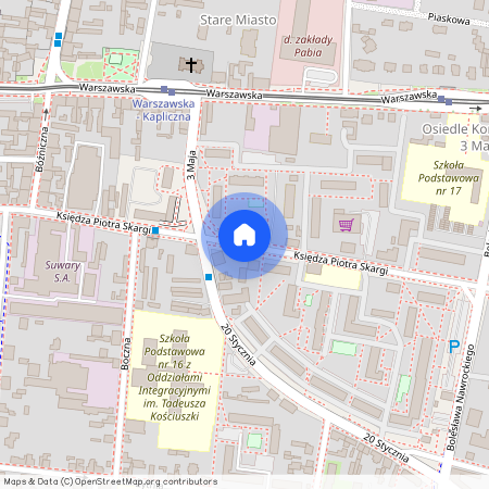 ul. ks. Piotra Skargi, Pabianice, pabianicki, łódzkie