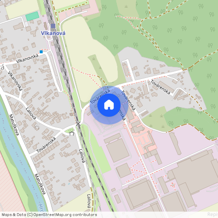 Vlkanová, Továrenská