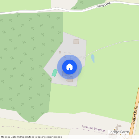 GU34 3NQ, Newton Valence