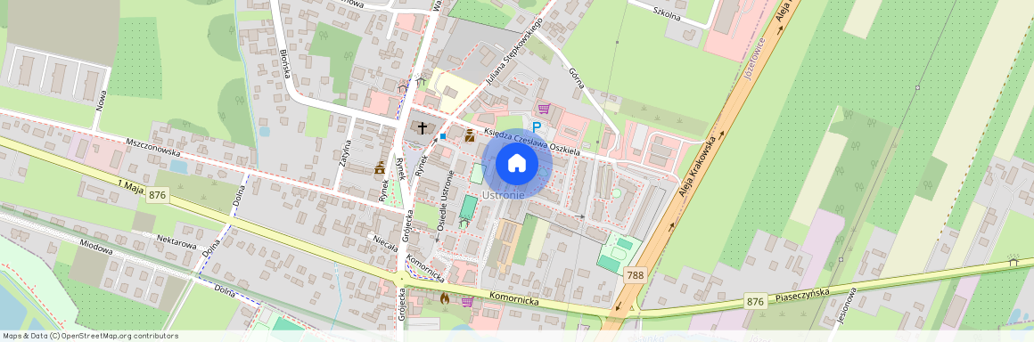 ul. mjr. Edwarda Ziółkowskiego, Tarczyn, Tarczyn, piaseczyński, mazowieckie