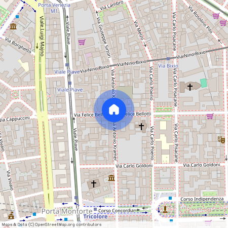 Via Felice Bellotti, Milan, Lombardy 20129