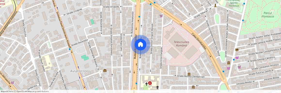 Aviatorilor, Bulevardul Aviatorilor, Aviatorilor, Sector 1, Bucharest, 011864, Romania