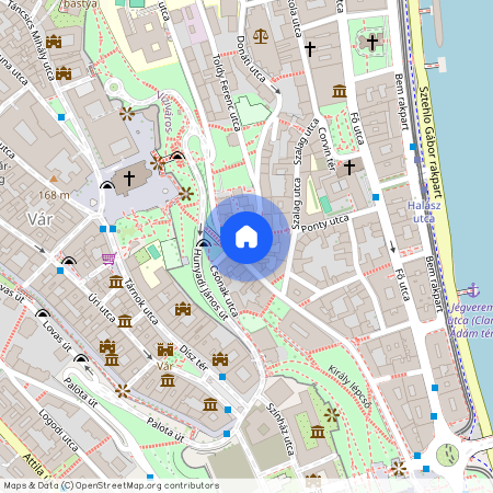1. district, Donáti utca, Budapest