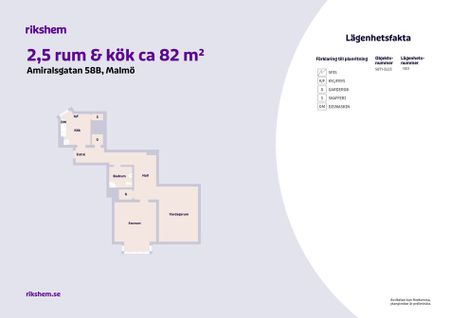 Amiralsgatan 58 B, lgh 1101, Möllevången - Photo 2