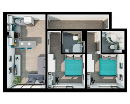 2 bedroom flat to rent - Photo 5