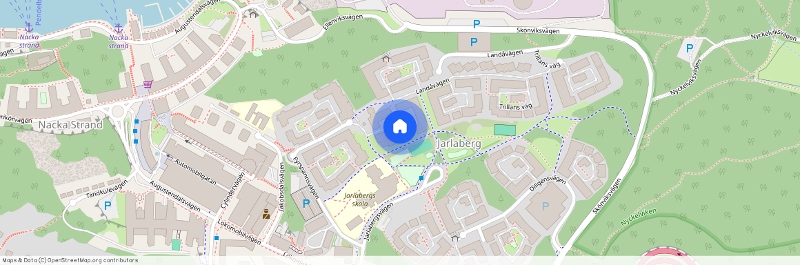 Fyrspannsvägen, Nacka