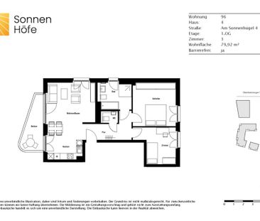 Perfekt für Paare: 3-Zimmer-Wohnung mit moderner Einbauküche und separatem Gäste-WC - Foto 1