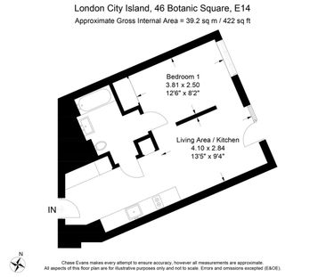 Studio Flat, Grantham House, E14 - Photo 4