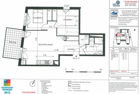 Location Appartement 3 pièces 63m² - Photo 5