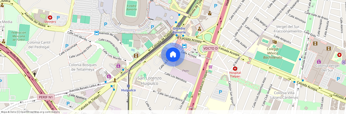 La Paz 101, Huipulco, Tlalpan, 14370 Ciudad de México, CDMX #101Int. 203, Colonia San Lorenzo Huipulco, C.P. 14370, Df / Cdmx