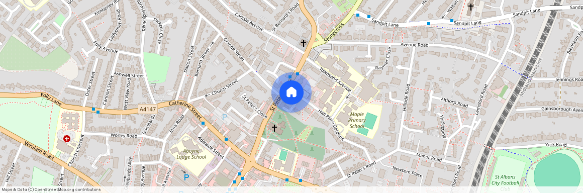 Hall Place, St. Peters Street, St. Albans, Hertfordshire, AL1