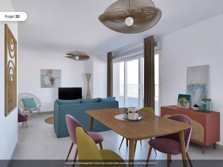 location Appartement T4 DE 82.6m² À MARSEILLE - Photo 4