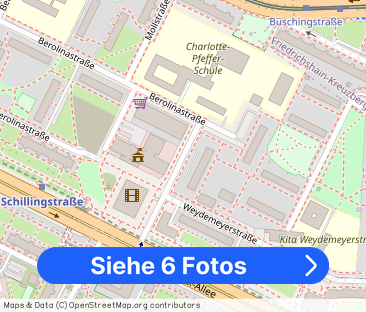 2-Zimmer-Wohnung mit Einbauküche in Berlin Moabit - Foto 1