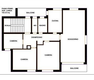 4.5 Zimmer, 120 m², 1. Stock - Foto 4