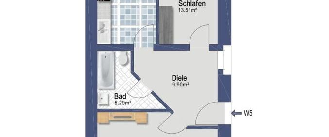 Erstbezug nach Sanierung! Wunderschöne 2-Raum Wohnung in Gröningen - Photo 1