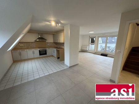 Robertsau : 4 Pièces duplex 107m² - Photo 2