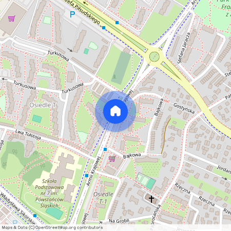 ul. Armii Krajowej, Osiedle Teresa, Tychy, śląskie