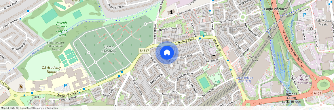 Underhill Road, Tipton