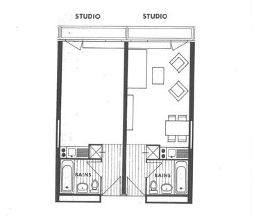 1 Zimmer, 23 m², 10. Stock - Foto 6