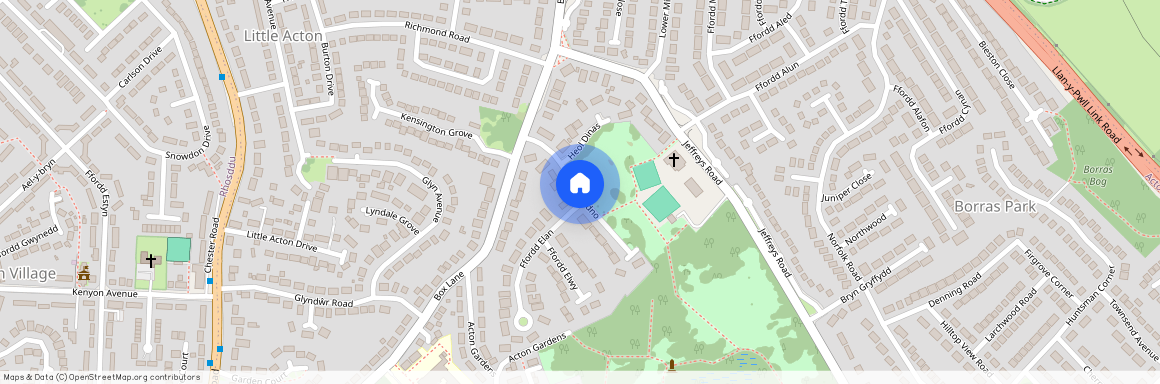 Ffordd Tudno, Wrexham