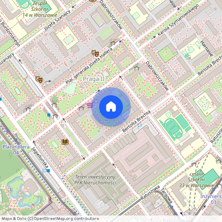 Praga-Północ, Nowa Praga, pl. gen. Józefa Hallera, Warszawa