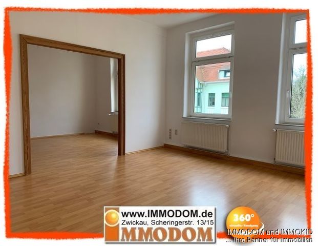 4-Zimmer-Wohnung in Zwickau, großzügige Familienwohnung im 2. Obergeschoss mit BALKON zu vermieten! - Photo 1