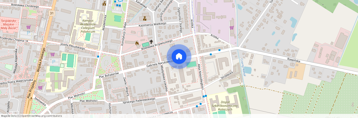 ul. Narutowicza, Słubice, Słubice, słubicki, lubuskie