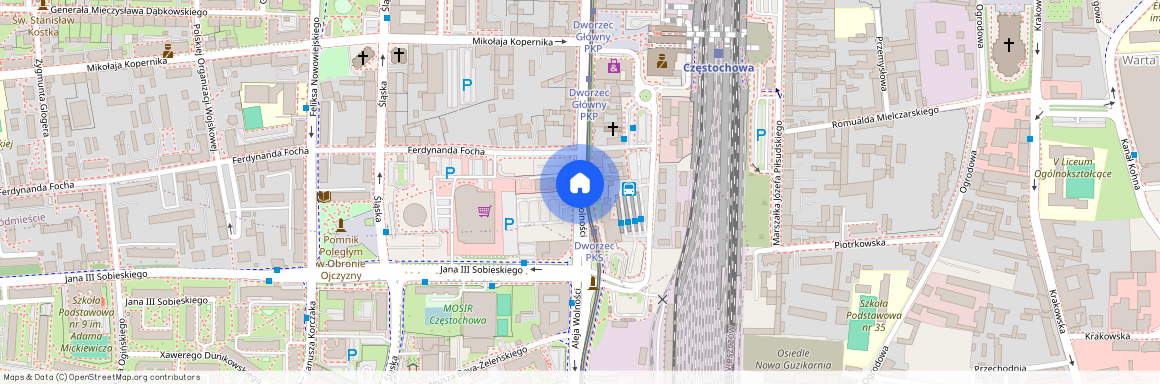 al. Aleja Wolności, Śródmieście, Częstochowa, śląskie