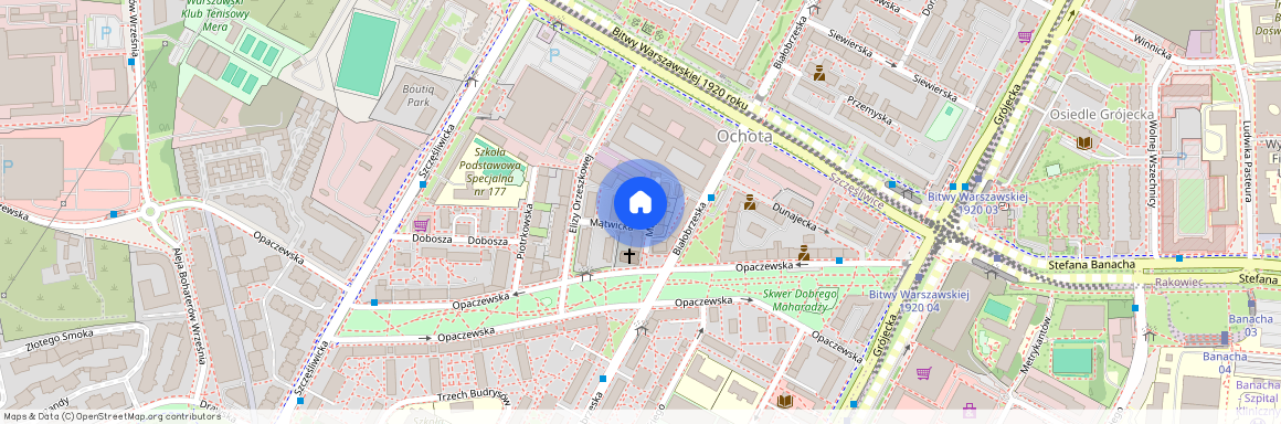 ul. Mątwicka, Szczęśliwice, Ochota, Warszawa, mazowieckie