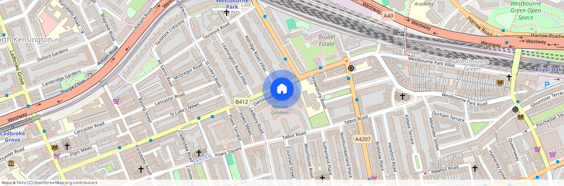 Dartmouth Close, Notting Hill, W11, London