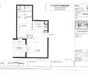 Appartement à louer 2 pièces 44.3m² - Photo 4