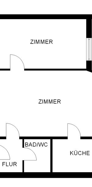 Schöne 2-Zimmer-Wohnung mit Wintergarten in der Nordstadt // 7.OG Wohnung 6 - Foto 1