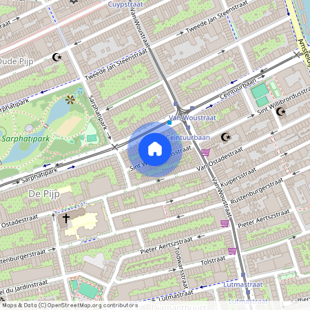 Sint Willibrordusstraat 62-B, Van der Helstpleinbuurt, 1073VD, Amsterdam