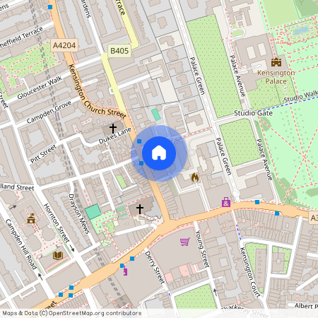 Two Lancer Square, London, W8