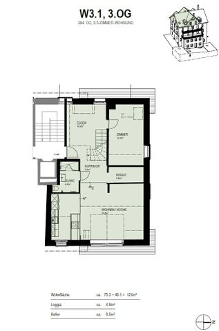 Erstbezug Loft-Maisonette mit Cheminée auf 120 m2 - Photo 3