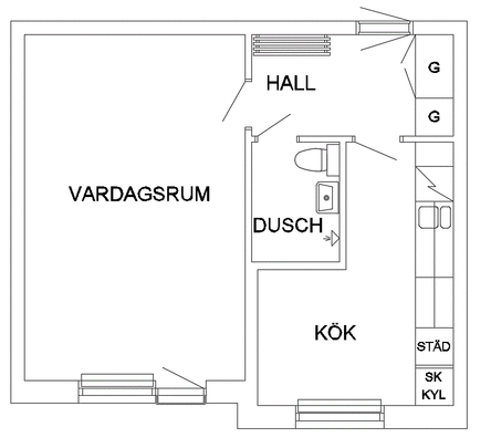 Åsbäcksgatan 24, 826 31, SÖDERHAMN, Sverige - Photo 1