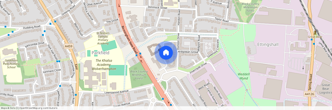 Rothesay Gardens, Wolverhampton, West Midlands, WV4