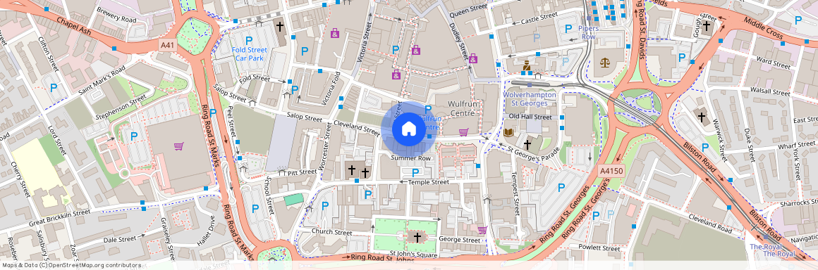 Cleveland Street, Wolverhampton, West Midlands, WV1