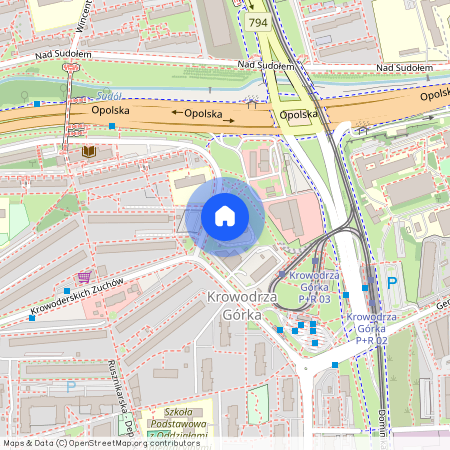 ul. Krowoderskich Zuchów, Krowodrza Górka, Prądnik Biały, Kraków, małopolskie