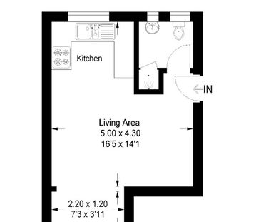 Studio Flat, Linden House, NW10 - Photo 4