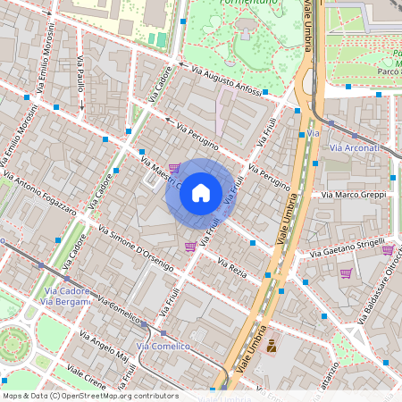 Via Maestri Campionesi, Włochy, Milan