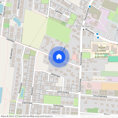 ul. Nowatorów, Borkowo, Pruszcz Gdański, gdański, pomorskie