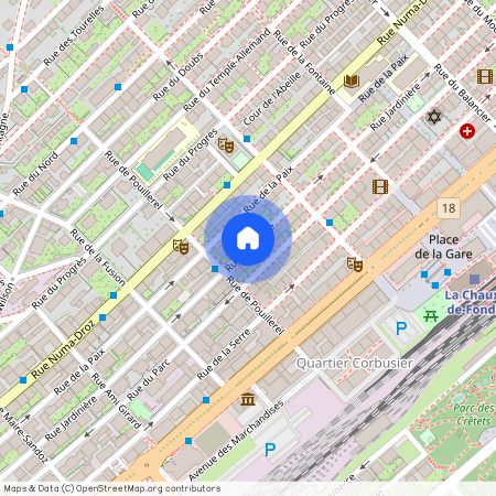 2300, La Cibourg, Rue Jardinière